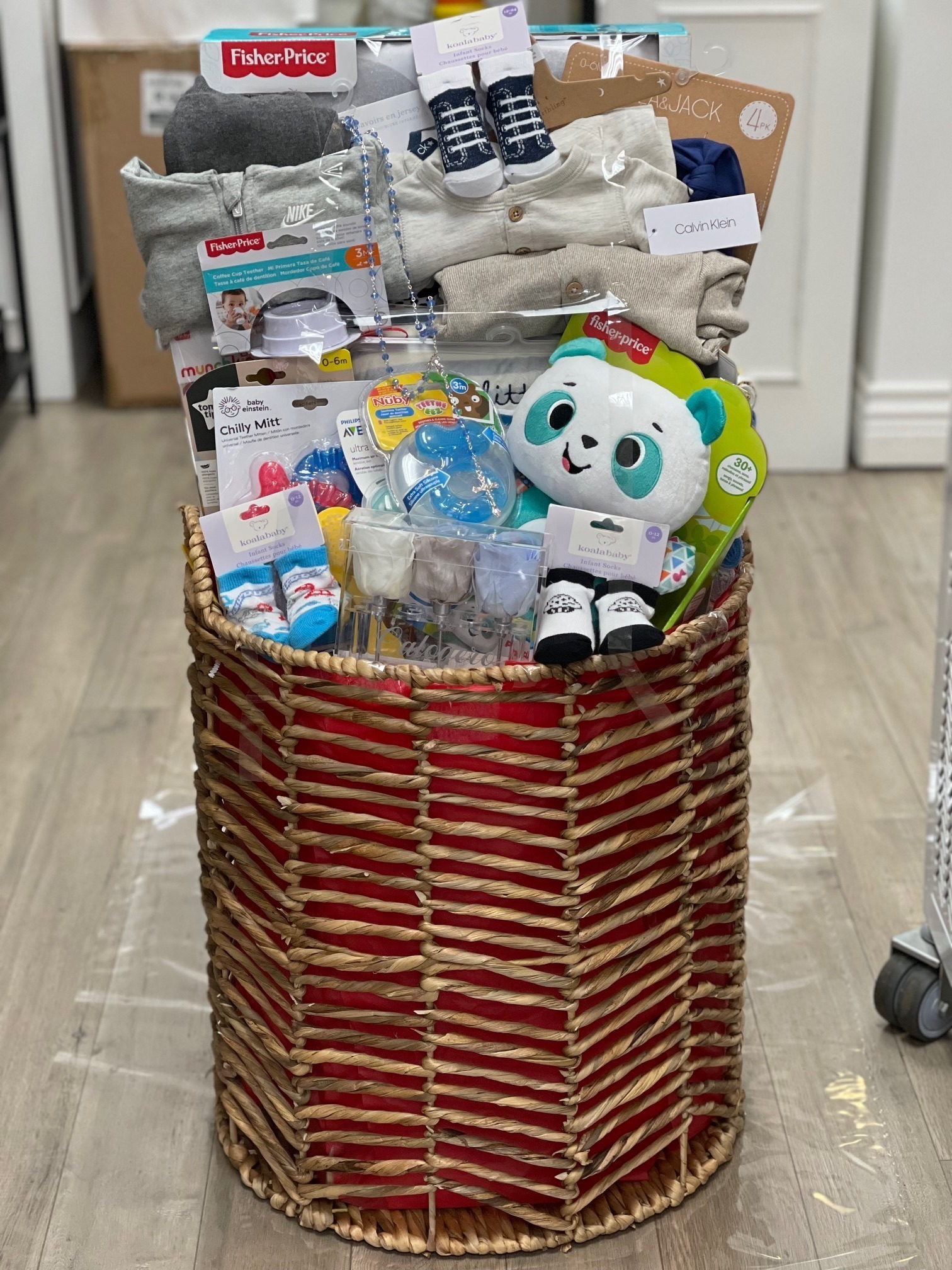Baby boy basket