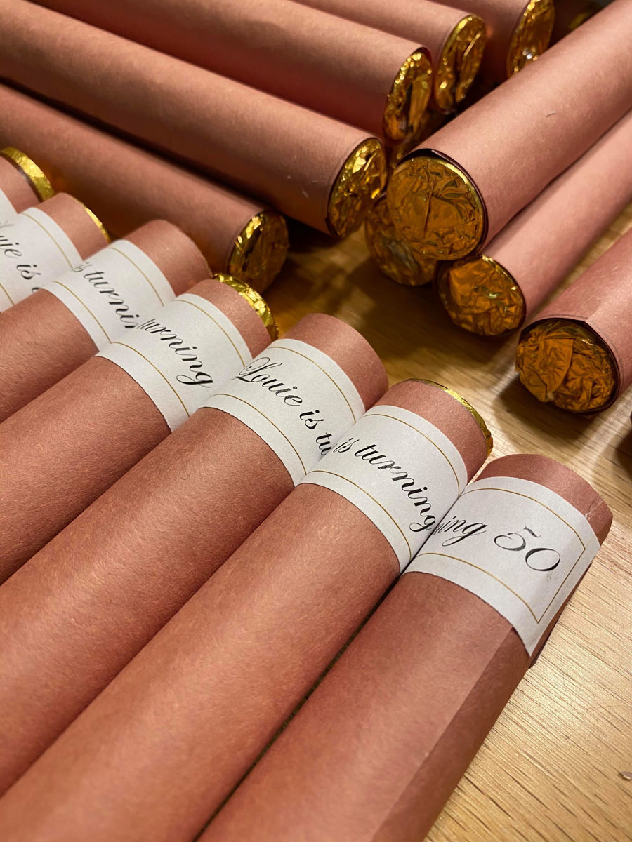 Personalized chocolate cigars - Image 2