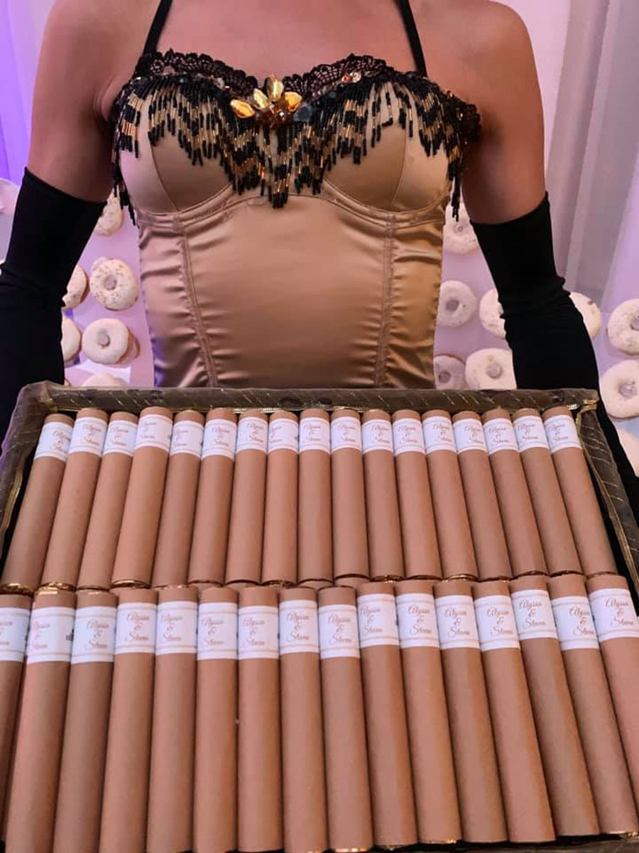 Personalized chocolate cigars
